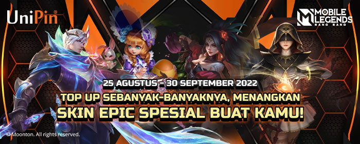 Top Up Sebanyak – Banyaknya, Menangkan SKIN EPIC SPECIAL Buat Kamu!